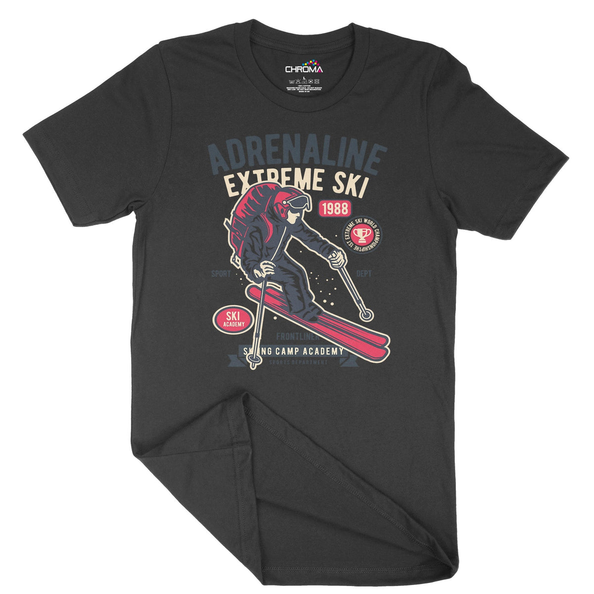 Extreme Ski | Vintage Adult T-Shirt | Classic Vintage Clothing Chroma Clothing