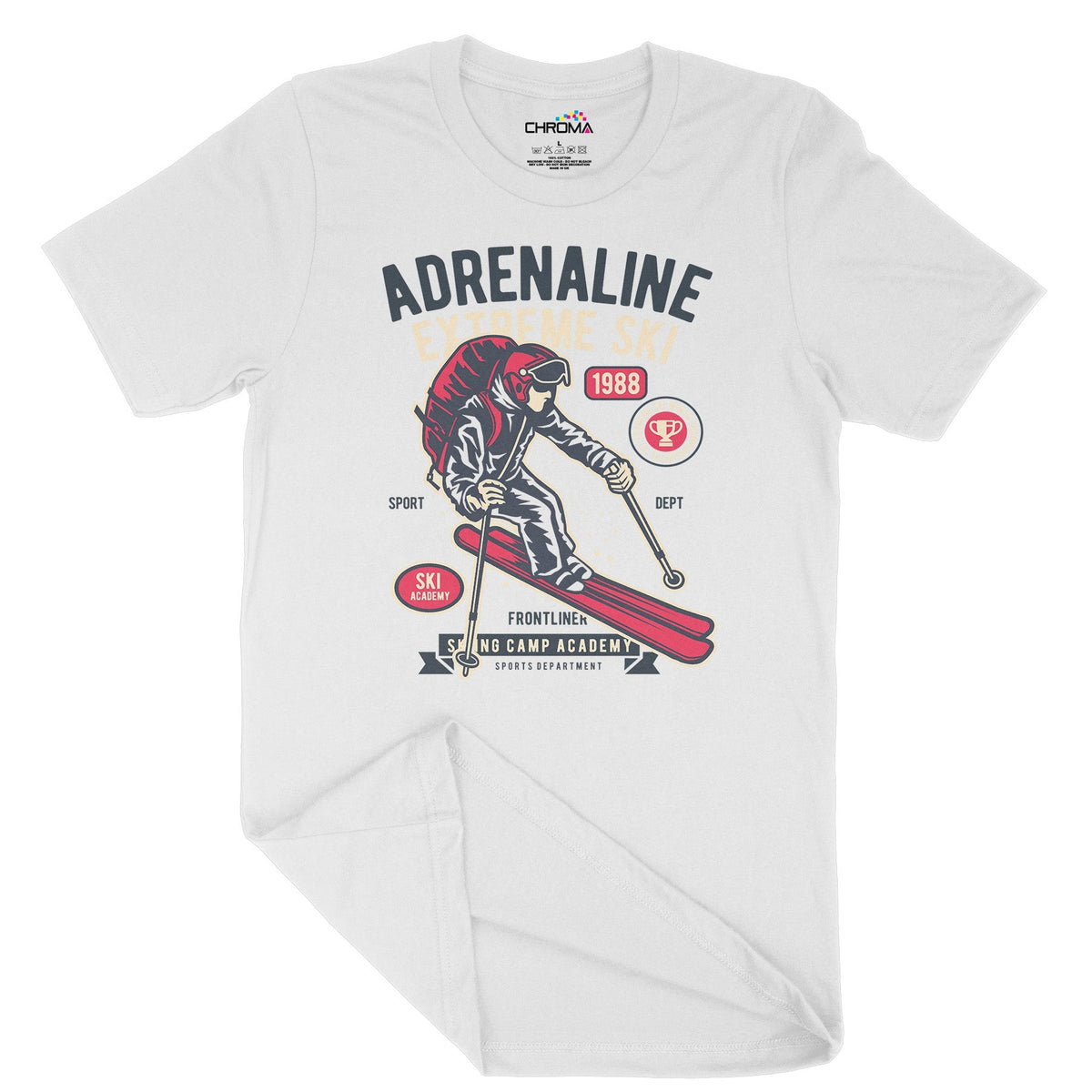 Extreme Ski | Vintage Adult T-Shirt | Classic Vintage Clothing Chroma Clothing