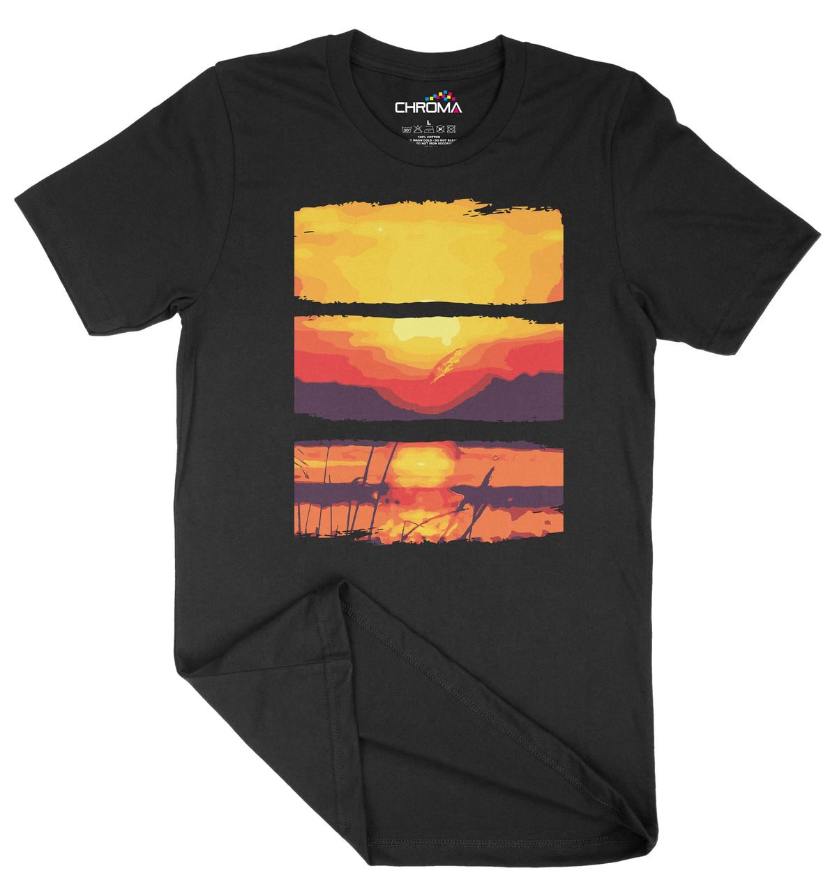 Final Sunset Unisex Adult T-Shirt | Premium Quality Streetwear Chroma Clothing