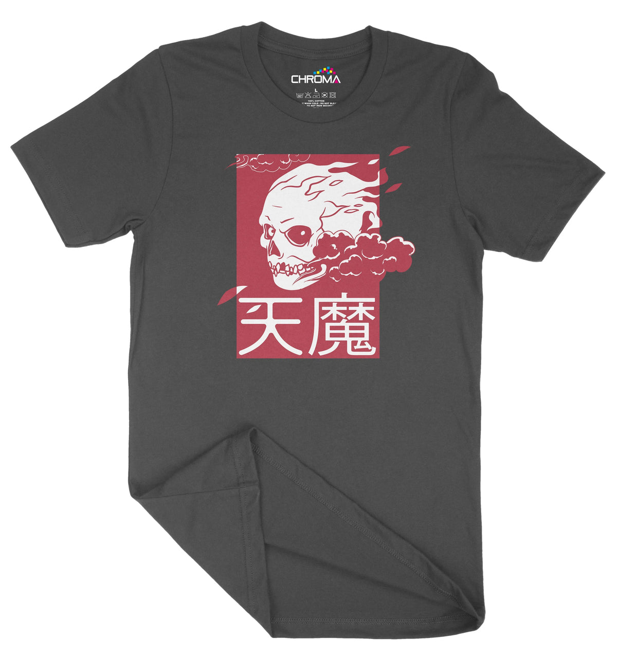 Flaming Japan Style Unisex Adult T-Shirt | Premium Quality Streetwear Chroma Clothing