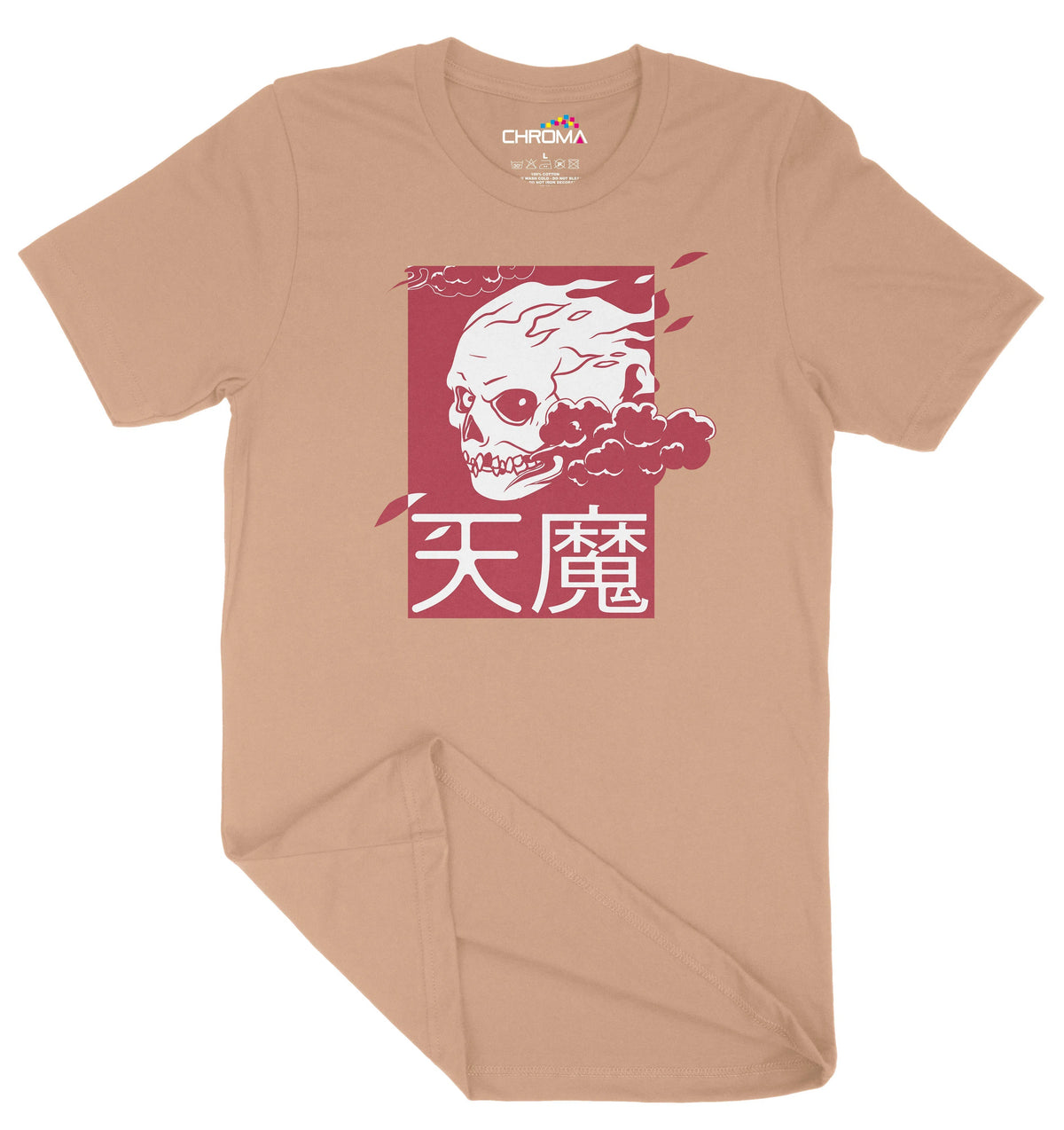 Flaming Japan Style Unisex Adult T-Shirt | Premium Quality Streetwear Chroma Clothing