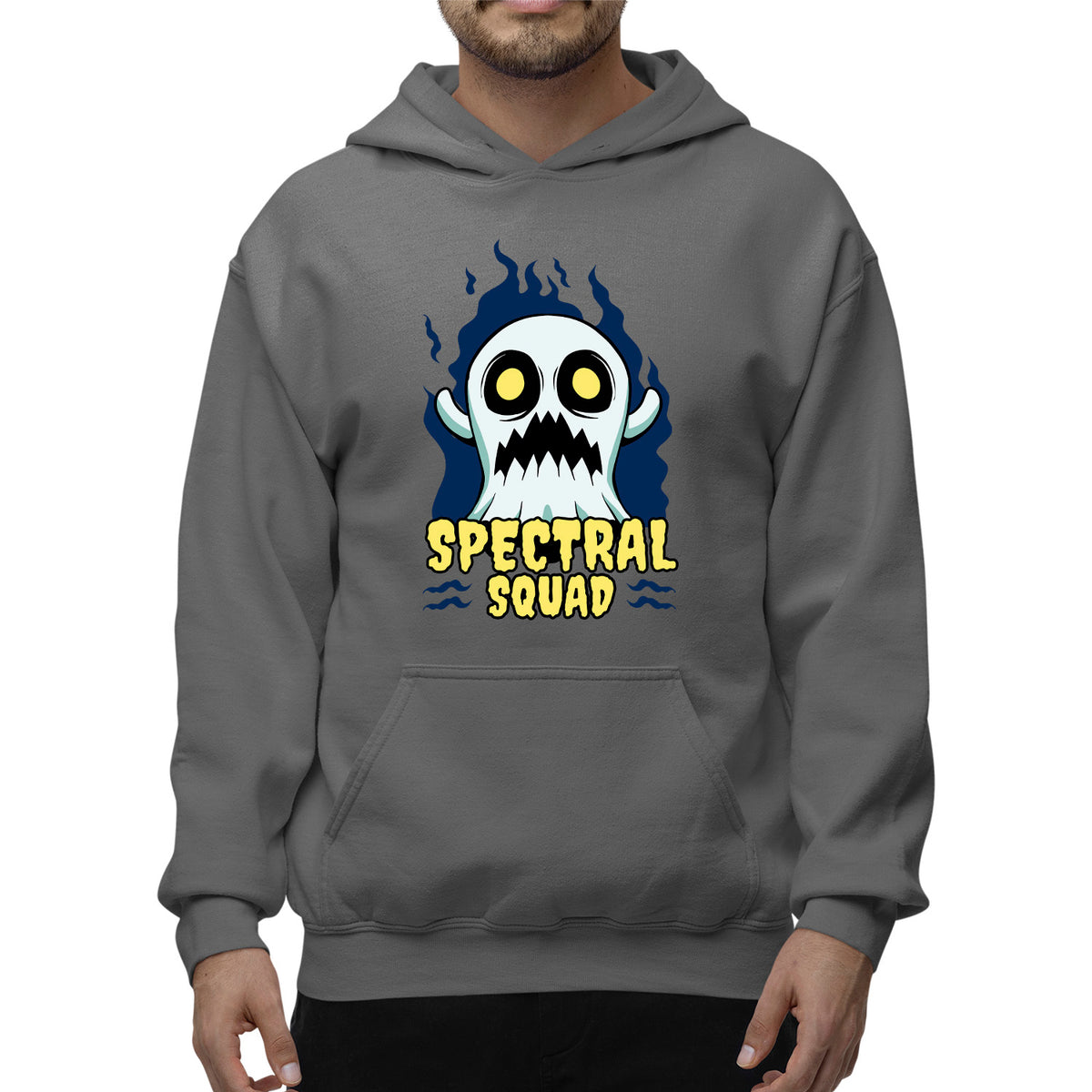 Spectral Squad Adult Pullover Hoodie | Premium Halloween Clothing