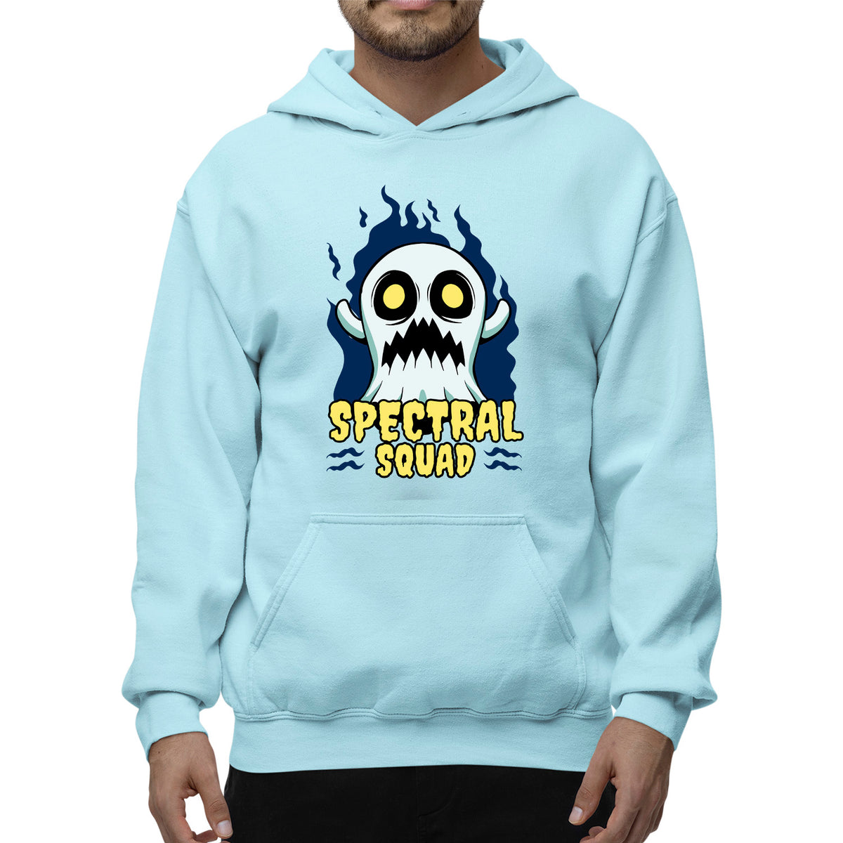 Spectral Squad Adult Pullover Hoodie | Premium Halloween Clothing