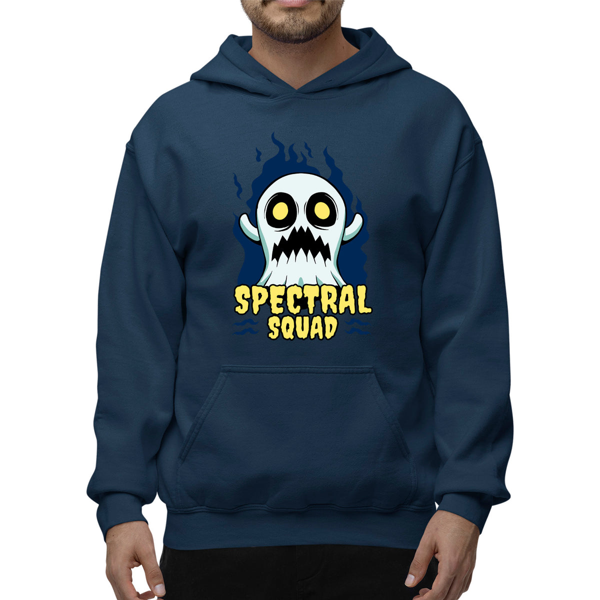 Spectral Squad Adult Pullover Hoodie | Premium Halloween Clothing