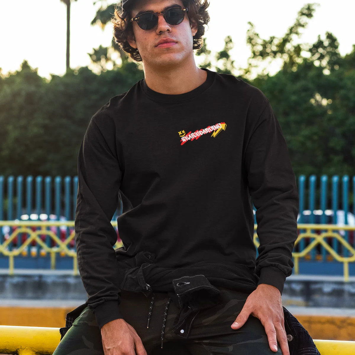 Gravity Doesnt Apply | Dual Print | Long-Sleeve T-Shirt | Premium Qual Chroma Clothing