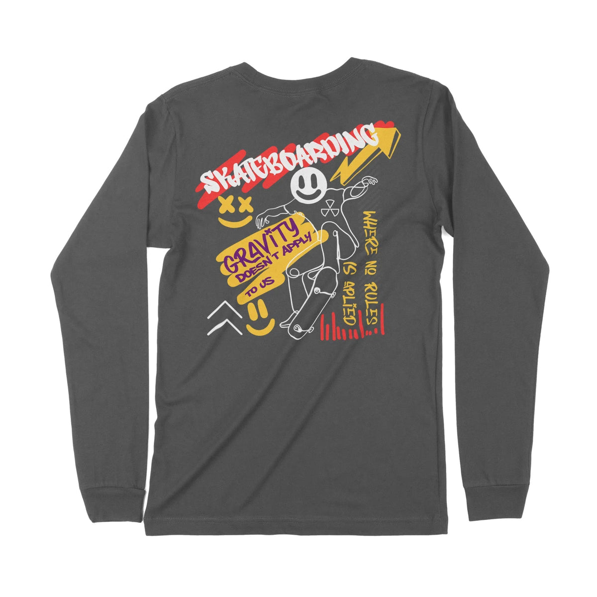 Gravity Doesnt Apply | Dual Print | Long-Sleeve T-Shirt | Premium Qual Chroma Clothing