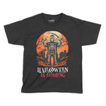 Halloween Is Coming Kids T-Shirt | Premium Halloween Clothing Chroma Clothing