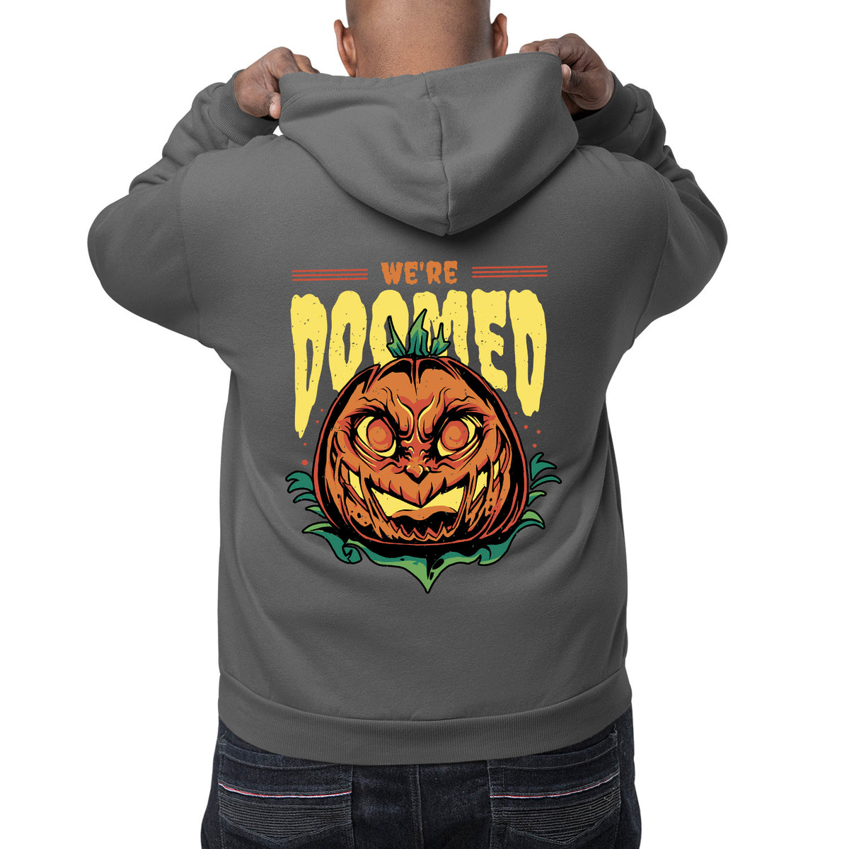 We Are Doomed Unisex Adult Pullover Hoodie | Premium Halloween Clothing