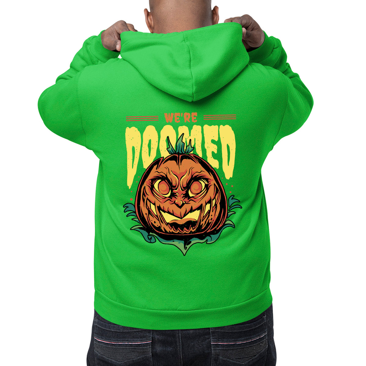 We Are Doomed Unisex Adult Pullover Hoodie | Premium Halloween Clothing