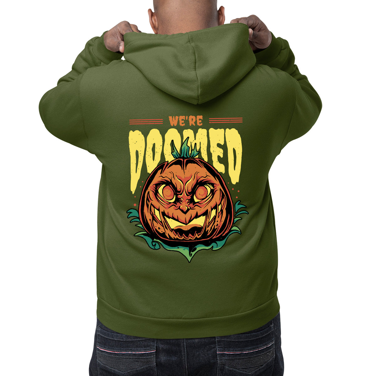 We Are Doomed Unisex Adult Pullover Hoodie | Premium Halloween Clothing