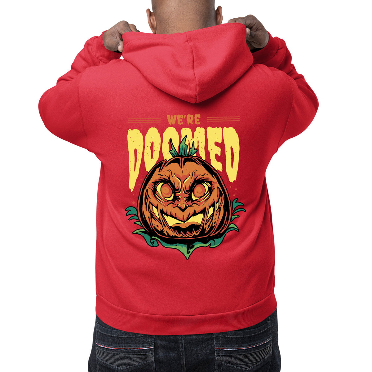 We Are Doomed Unisex Adult Pullover Hoodie | Premium Halloween Clothing