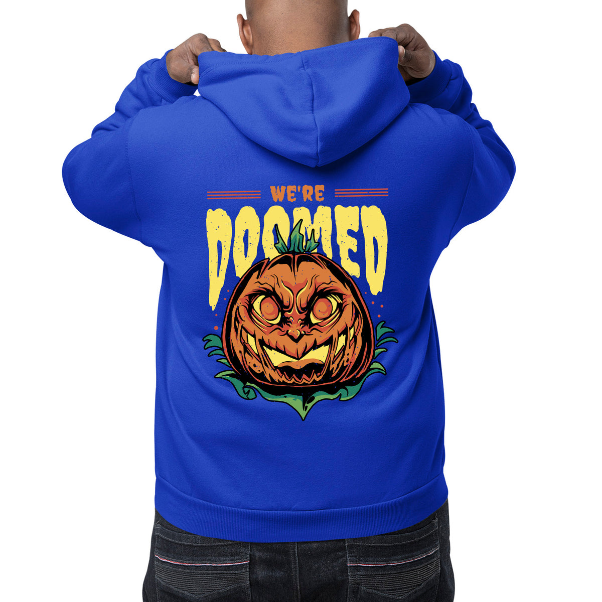 We Are Doomed Unisex Adult Pullover Hoodie | Premium Halloween Clothing