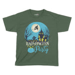 Halloween Pumpkin Party Kids T-Shirt | Premium Halloween Clothing Chroma Clothing