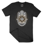 Hamsa Hand Evil Eye Unisex Adult T-Shirt Chroma Clothing