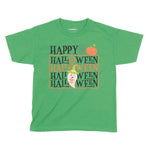 Happy Halloween Pumpkin Kids T-Shirt | Premium Halloween Clothing Chroma Clothing