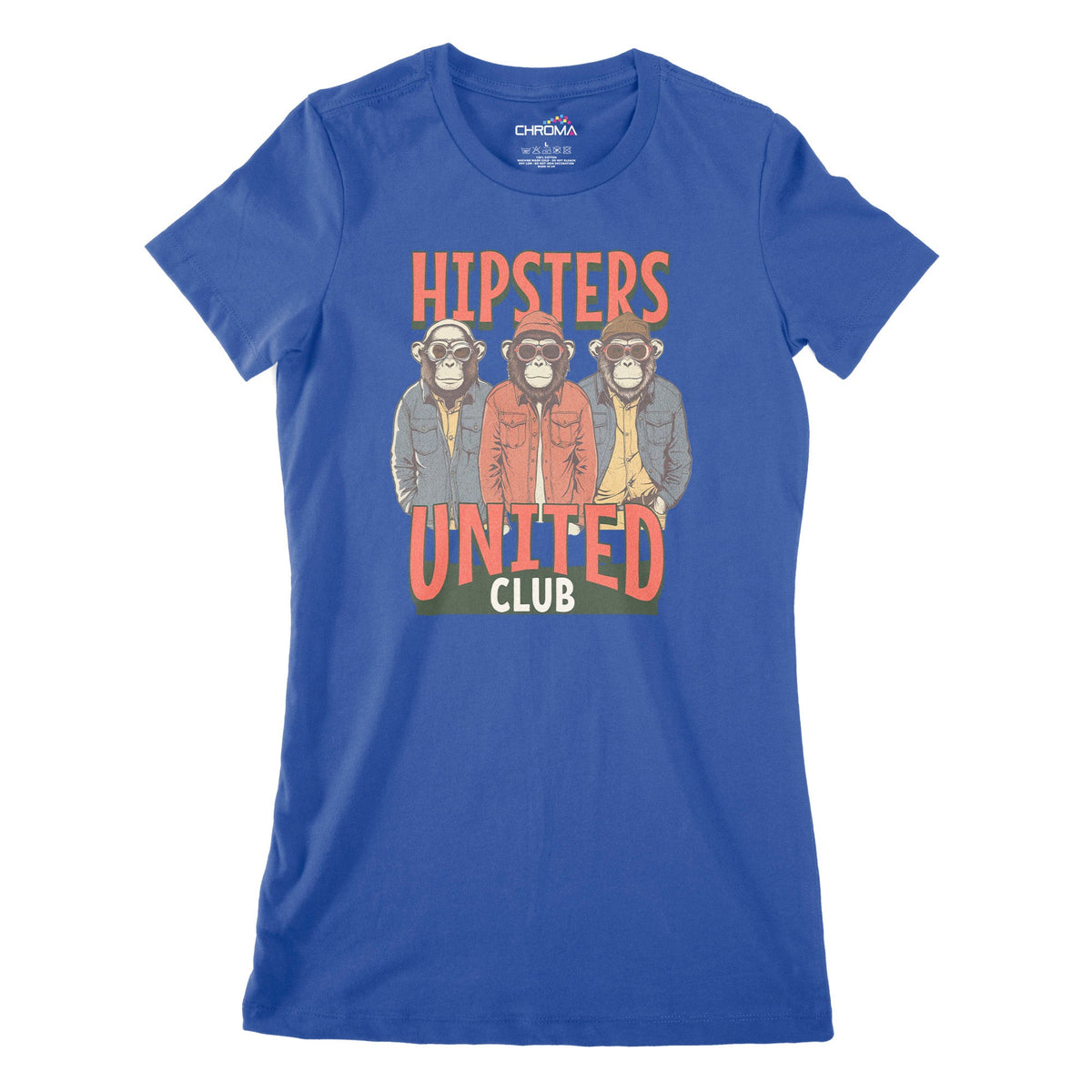 Hipsters United Club Women's Classic Fitted T-Shirt Chroma Clothing