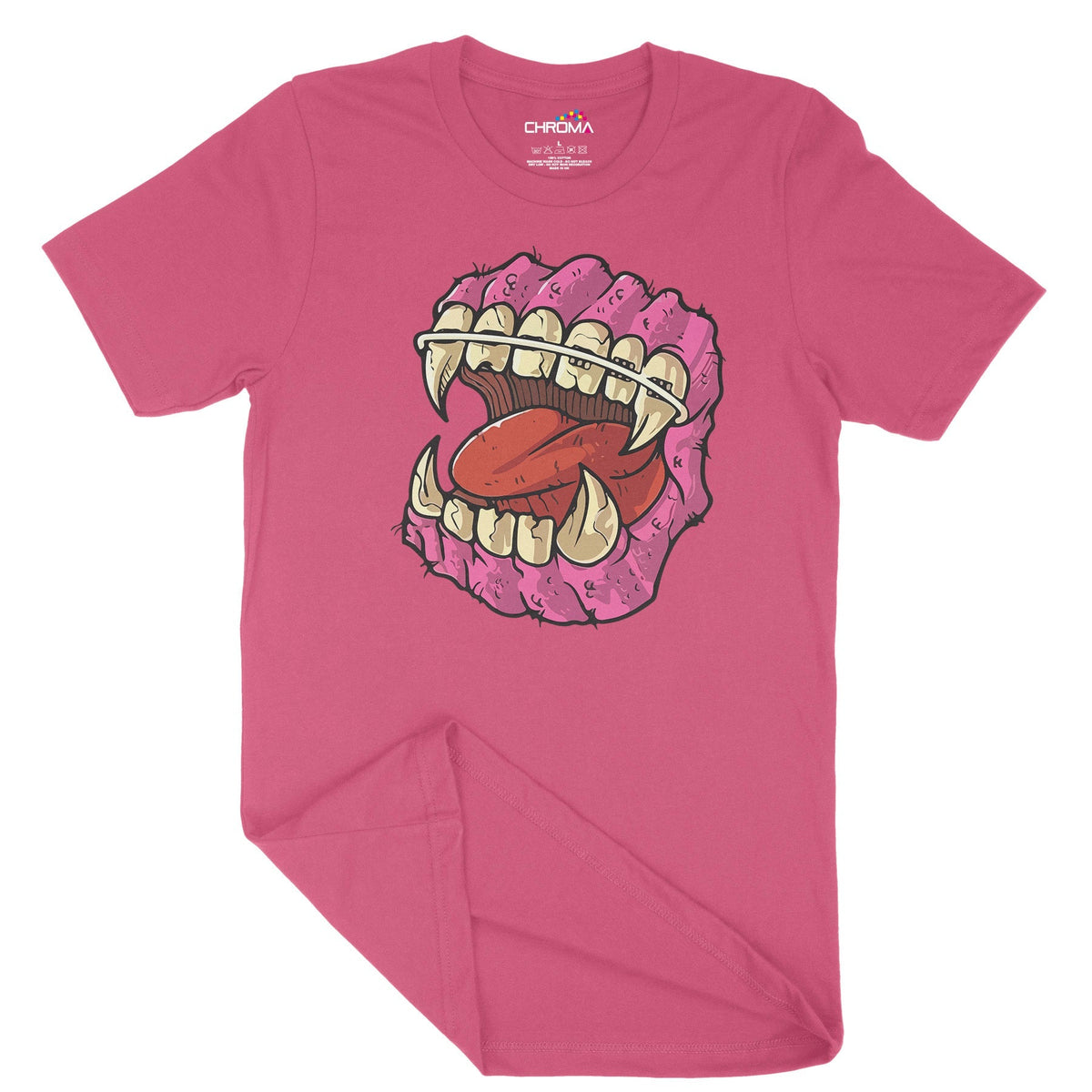 Horror Teeth Unisex Adult T-Shirt | Premium Halloween Clothing Chroma Clothing