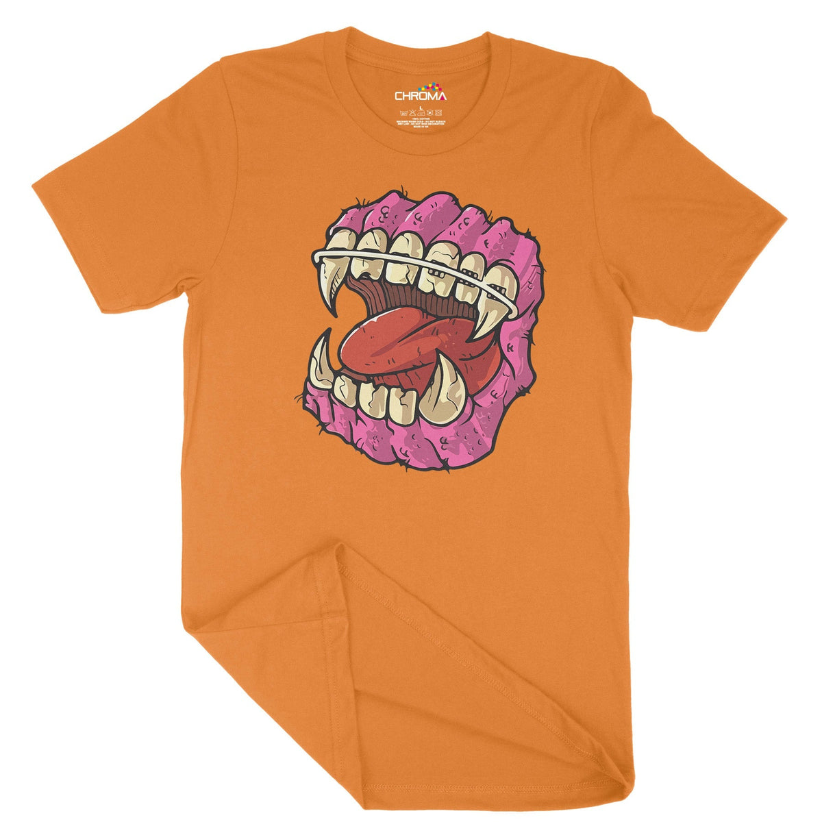 Horror Teeth Unisex Adult T-Shirt | Premium Halloween Clothing Chroma Clothing