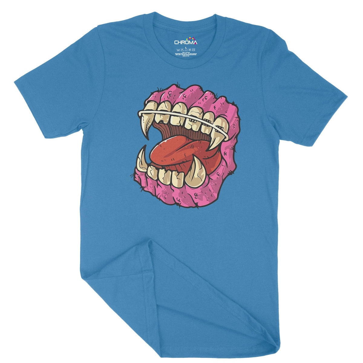 Horror Teeth Unisex Adult T-Shirt | Premium Halloween Clothing Chroma Clothing