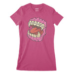 Horror Teeth Women's Classic Fitted T-Shirt | Premium Halloween Clothi Chroma Clothing