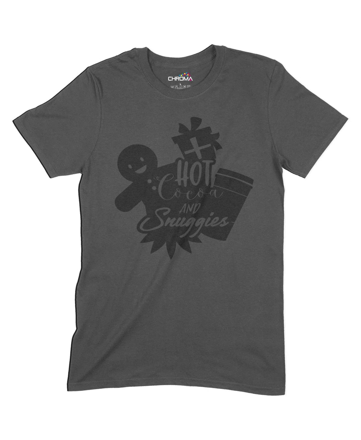 Hot Cocoa And Snuggies Unisex Adult T-Shirt Chroma Clothing