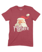 I Believe In Santa Unisex Adult T-Shirt Chroma Clothing
