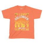I Love Halloween Kids T-Shirt | Premium Halloween Clothing Chroma Clothing