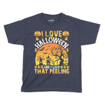 I Love Halloween Kids T-Shirt | Premium Halloween Clothing Chroma Clothing