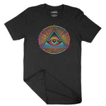 Illuminati Eye Of God Unisex Adult T-Shirt Chroma Clothing