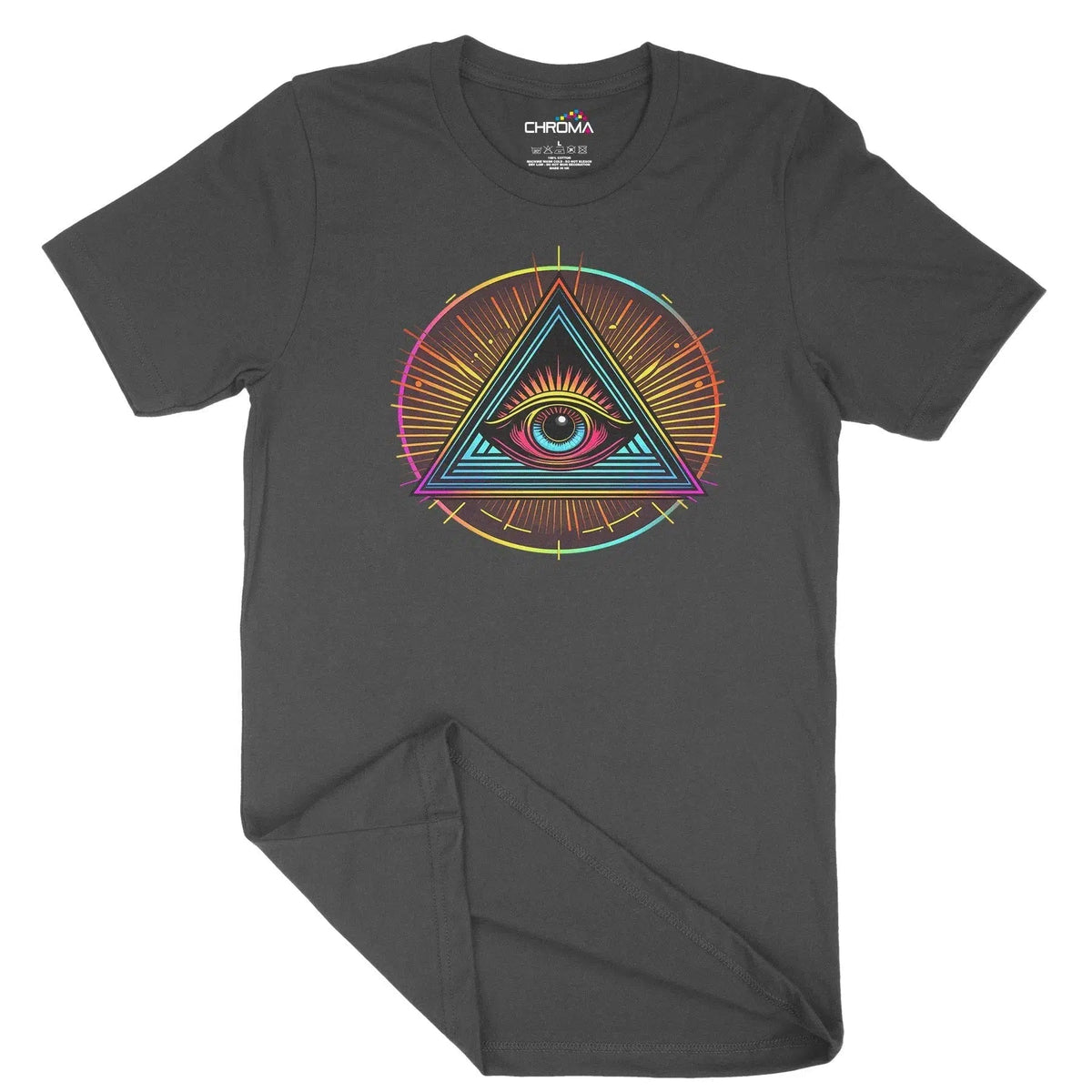 Illuminati Eye Of God Unisex Adult T-Shirt Chroma Clothing