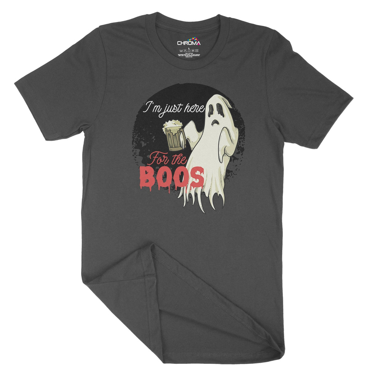 I'M Just Here For The Boo's Unisex Adult T-Shirt | Premium Halloween C Chroma Clothing