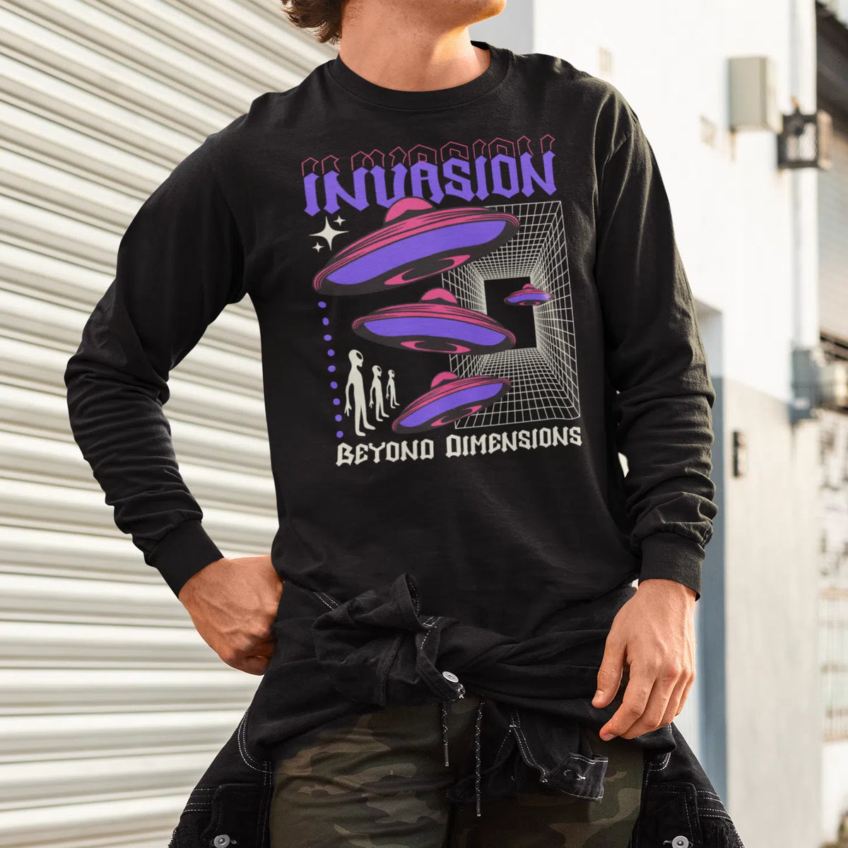 Invasion | Long-Sleeve T-Shirt | Premium Quality Streetwear Chroma Clothing