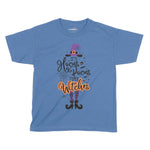 Its Hocus Pocus Time Witches Halloween Kids T-Shirt | Premium Hallowee Chroma Clothing