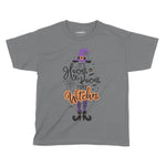 Its Hocus Pocus Time Witches Halloween Kids T-Shirt | Premium Hallowee Chroma Clothing