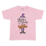 Its Hocus Pocus Time Witches Halloween Kids T-Shirt | Premium Hallowee Chroma Clothing