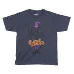 Its Hocus Pocus Time Witches Halloween Kids T-Shirt | Premium Hallowee Chroma Clothing