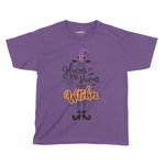 Its Hocus Pocus Time Witches Halloween Kids T-Shirt | Premium Hallowee Chroma Clothing