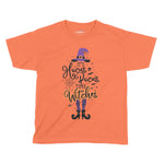Its Hocus Pocus Time Witches Halloween Kids T-Shirt | Premium Hallowee Chroma Clothing