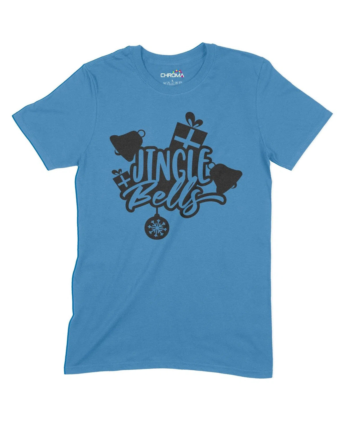 Jingle Bells Unisex Adult T-Shirt Chroma Clothing