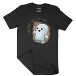Little Ghost Here For The Boo's Unisex Adult T-Shirt | Premium Hallowe Chroma Clothing