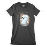 Little Ghost Here For The Boo's Women's Classic Fitted T-Shirt | Premi Chroma Clothing