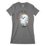 Little Ghost Here For The Boo's Women's Classic Fitted T-Shirt | Premi Chroma Clothing