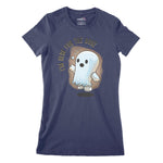 Little Ghost Here For The Boo's Women's Classic Fitted T-Shirt | Premi Chroma Clothing