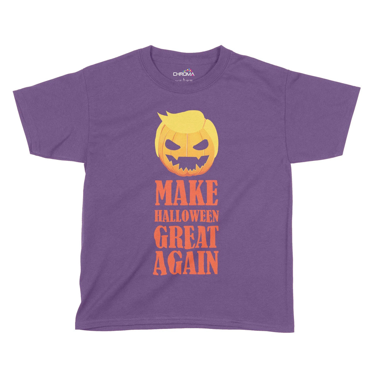Make Halloween Great Again Kids T-Shirt | Premium Halloween Clothing Chroma Clothing