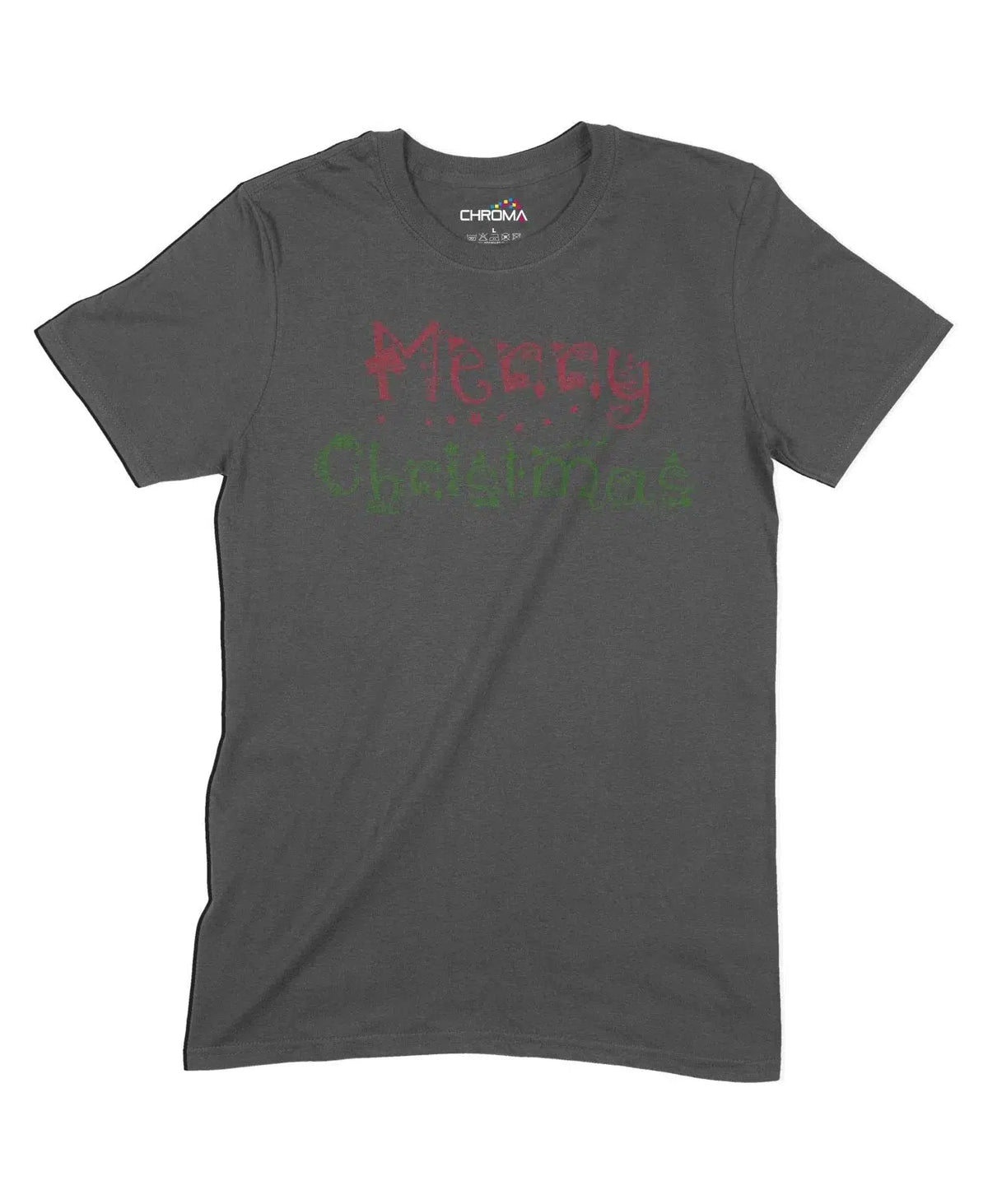 Merry Christmas Unisex Adult T-Shirt Chroma Clothing