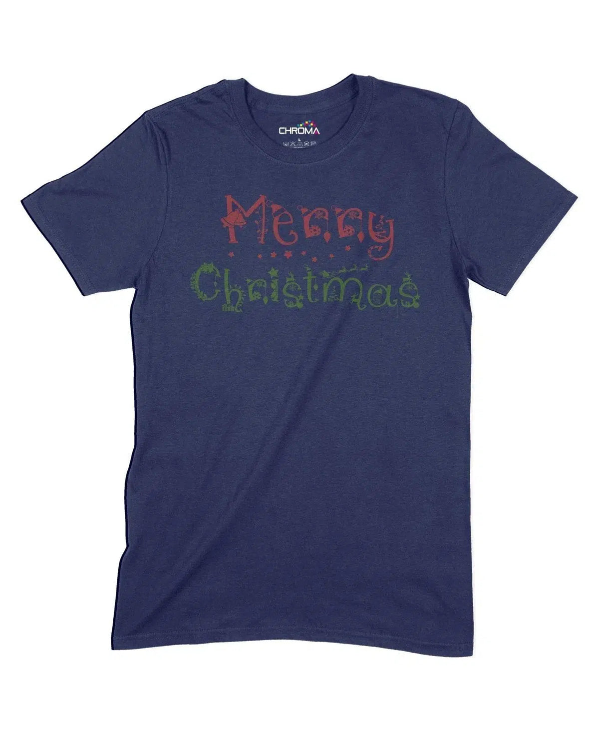 Merry Christmas Unisex Adult T-Shirt Chroma Clothing