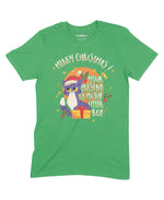 Merry Christmas, Your Present Is In The Litter Box Unisex Adult T-Shir Chroma Clothing