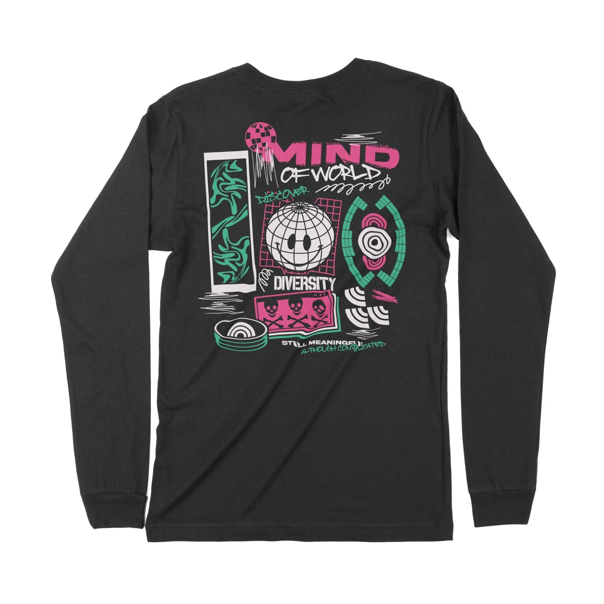 Mind Of World | Dual Print | Long-Sleeve T-Shirt | Premium Quality Str Chroma Clothing