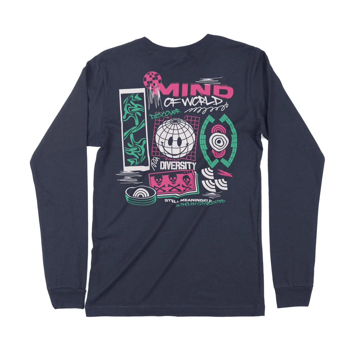 Mind Of World | Dual Print | Long-Sleeve T-Shirt | Premium Quality Str Chroma Clothing