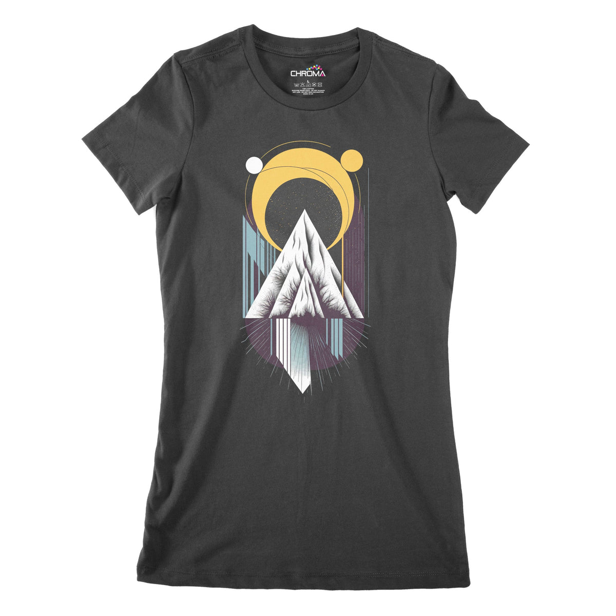 Modern Minimilist Women's Classic Fitted T-Shirt Chroma Clothing